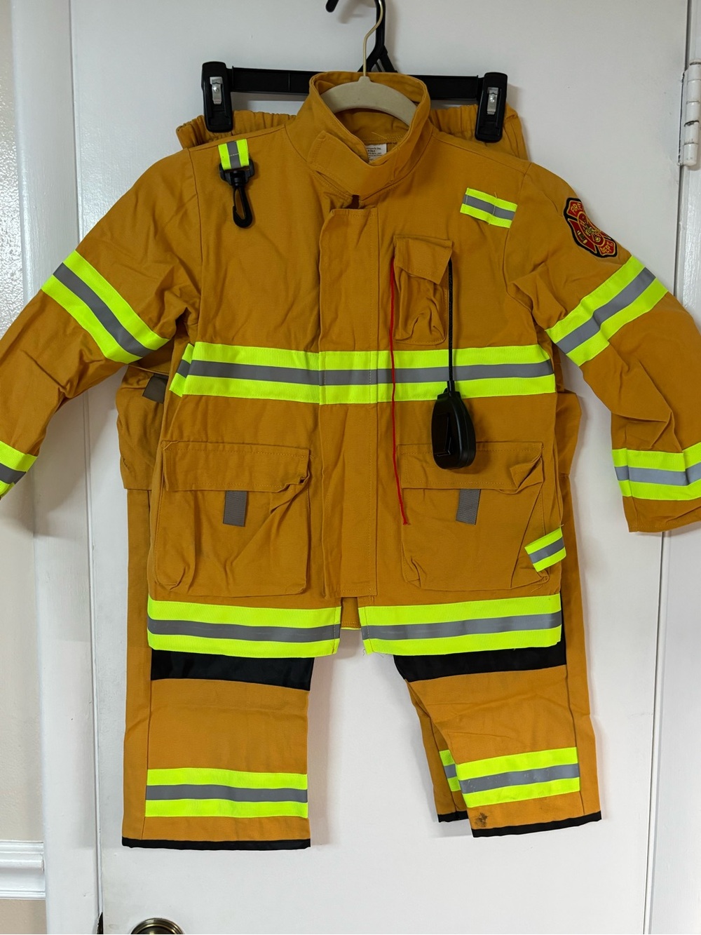 Kids Firefighter Costume kids size 7-8 in good condition good quality